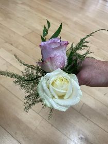 Double Rose Buttonhole