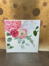 Pink Rose and Pretty Pink Card