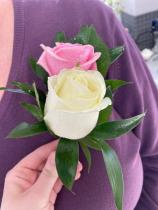 Double Rose Buttonhole 