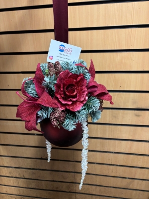 Red Christmas Baubles