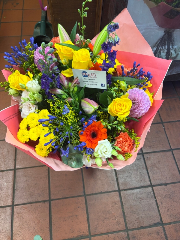 Vibrant Mixed Handtied.