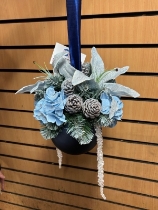 Blue Christmas Baubles