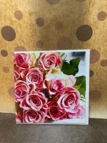 Pink Rose and Pretty Pink Card